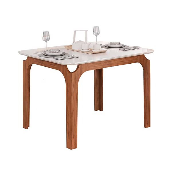 Juego Comedor Mesa 4 Sillas Tapizadas Mdf - Imagen 2
