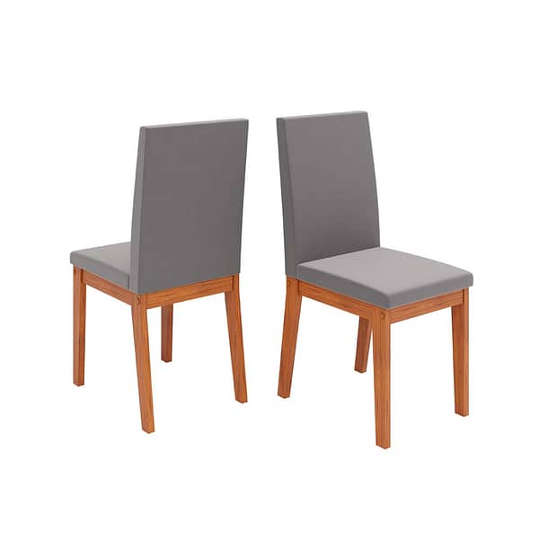 Juego De Comedor Mesa Rectangular 6 Sillas Tapizadas Mdp - Imagen 3