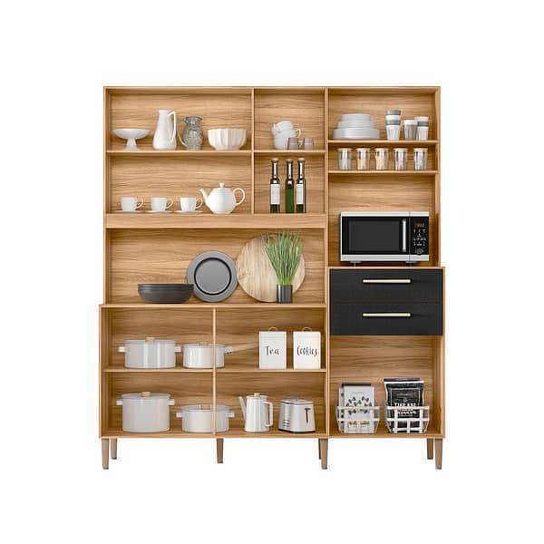 Mueble Cocina Bajo Mesada Aereos Kit Completo Yara - Imagen 2