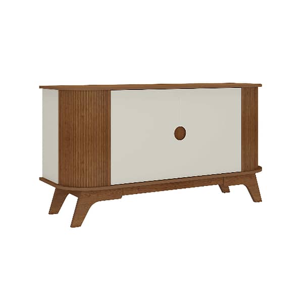 Aparador Buffet Retro 2 Puertas 2 Estantes Con Patas