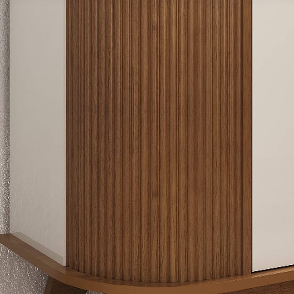 Aparador Buffet Retro 2 Puertas 2 Estantes Con Patas - Imagen 6