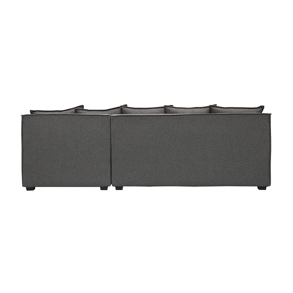 Sofa Esquinero 3 Cuerpos Con Chaise Tapizado En Tela - Imagen 4