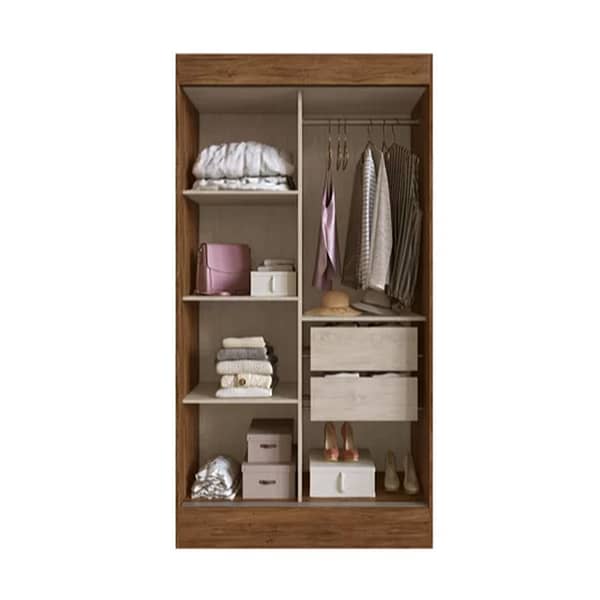 Ropero Placard 2 Puertas Corredizas 2 Cajones Dormitorio - Imagen 2