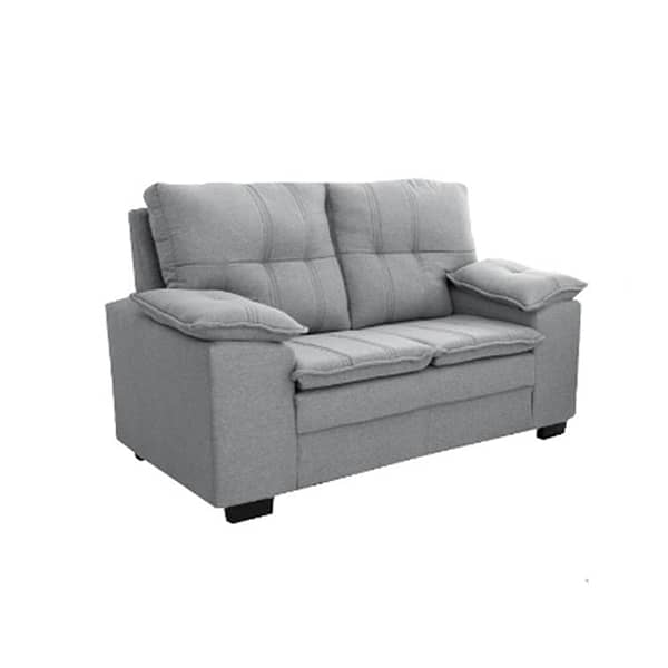 Juego De Living Sillón 2 Cuerpos Tapizado Tela Chenille