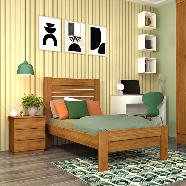 Cama 1 Plaza Dormitorio Infantil Cuarto - Imagen 2