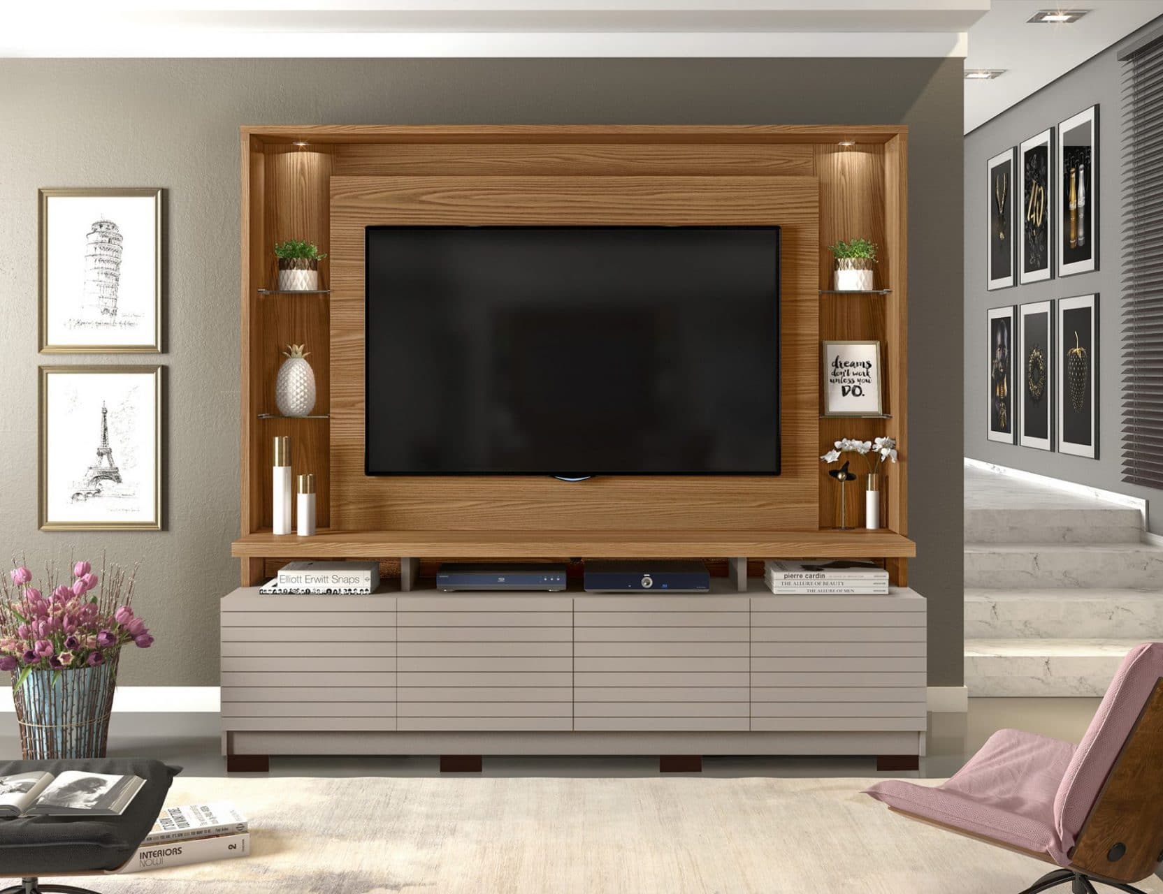 Mueble tv moderno diseño 194-2069A