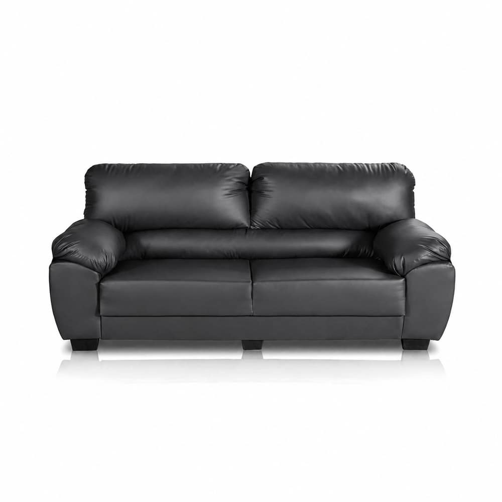 Sillon Sofa Living 3 Cuerpos Tapizado En Pu Alta Calidad