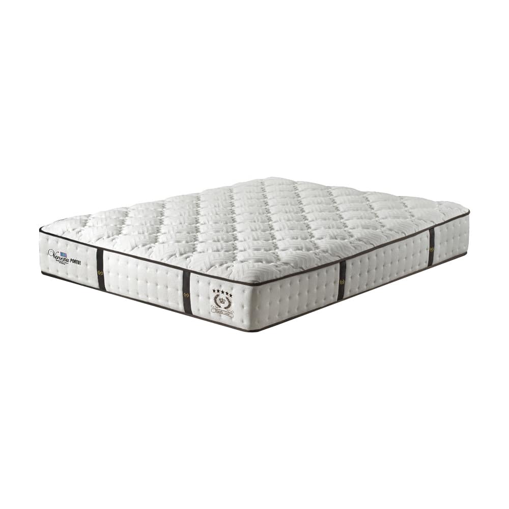 Colchon Sommier Queen Espuma Y Resortes Alta Densidad