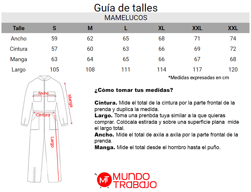 Mameluco Trabajo Reflectivo Overol Algodón - MundoTrabajo