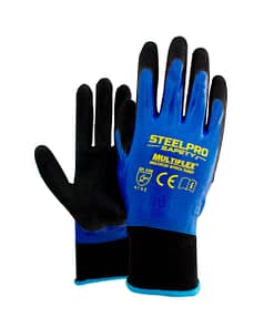 Guantes Mecánico Nylon Nitrilo Steelpro - MundoTrabajo