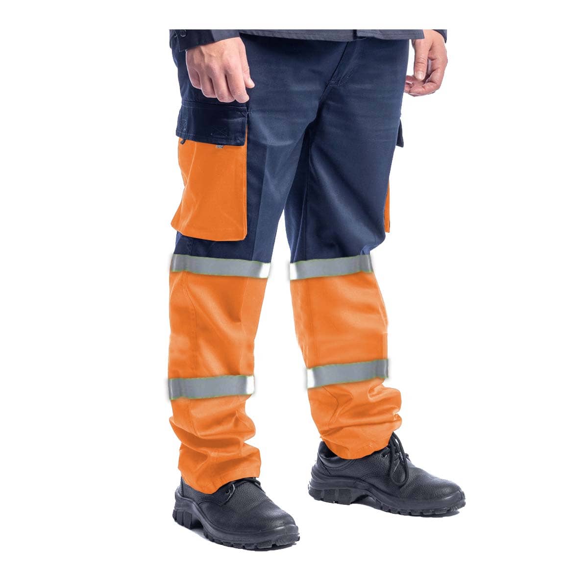 Pantalón Básico De Trabajo Naranja - MundoTrabajo