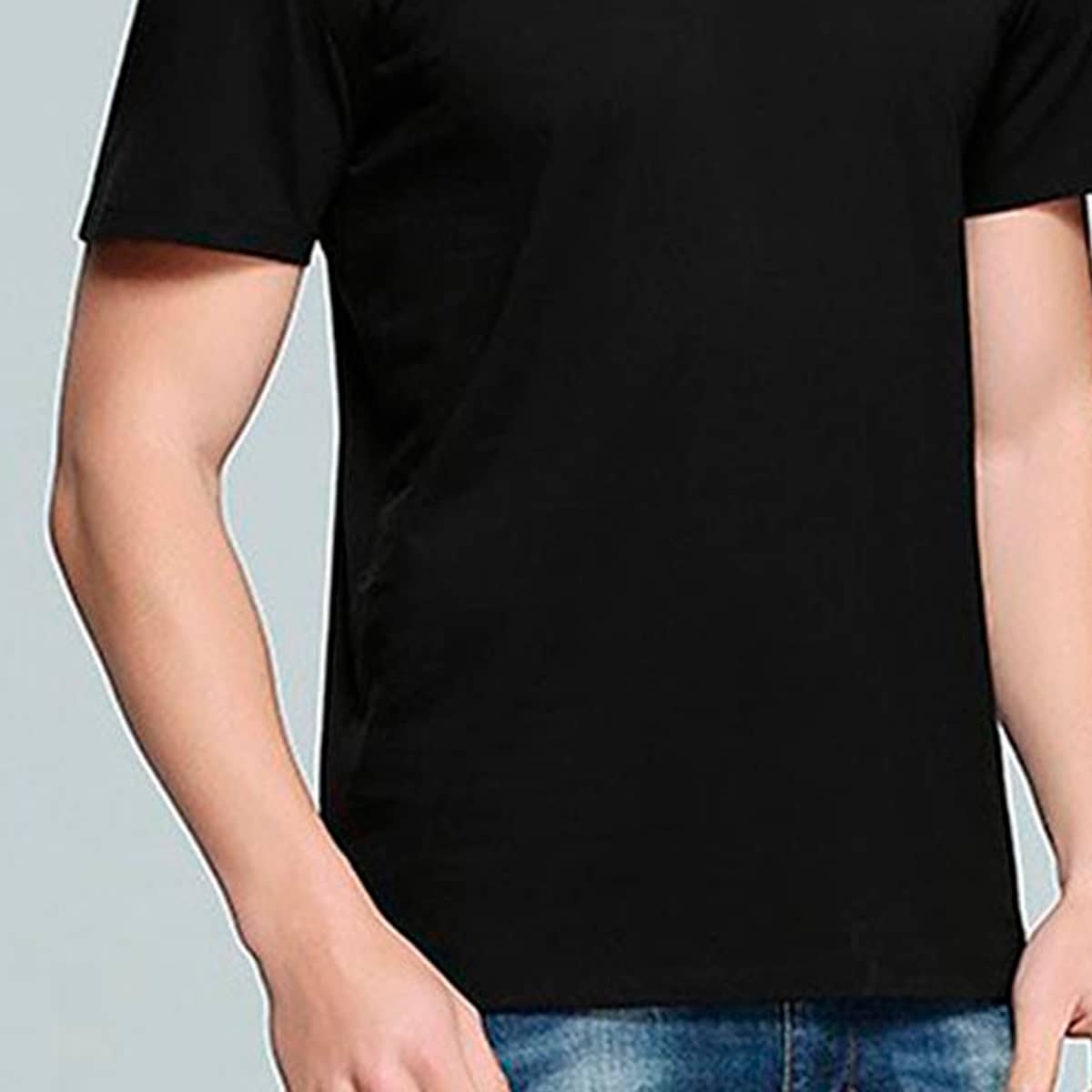 Remeras negras best sale para hombre