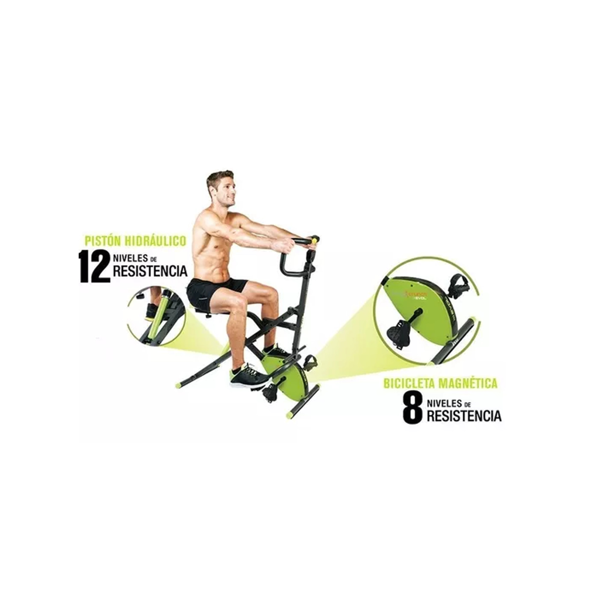 Body Crunch Tablero Digital Fitness Gimnasia Bici MundoTrabajo