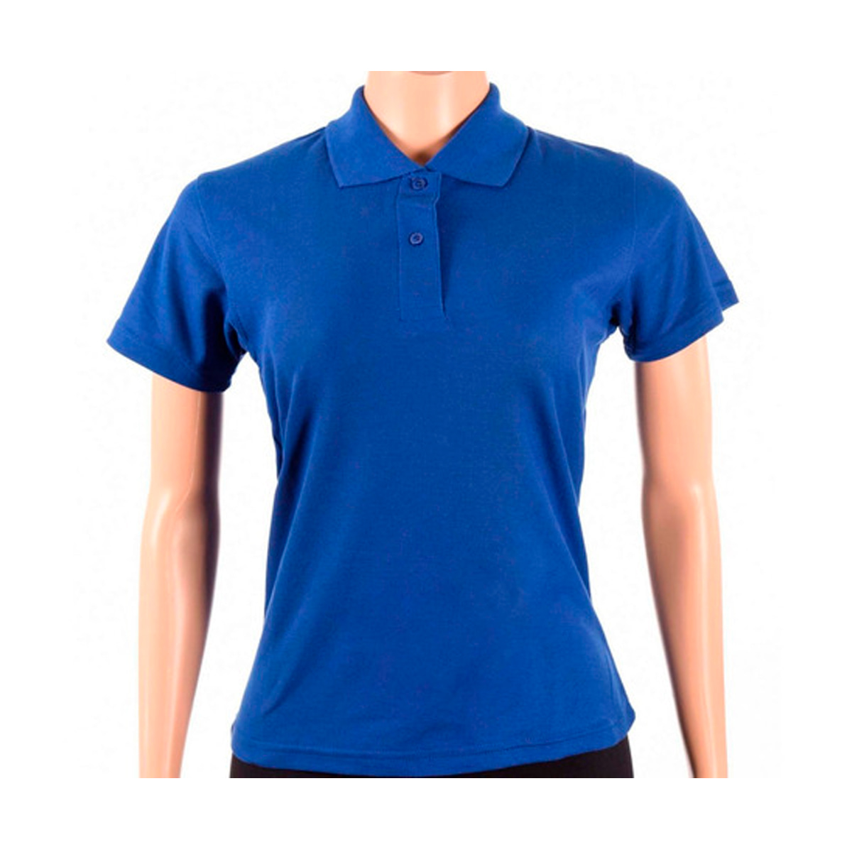 Remera Polo Manga Corta Dama Azul Francia