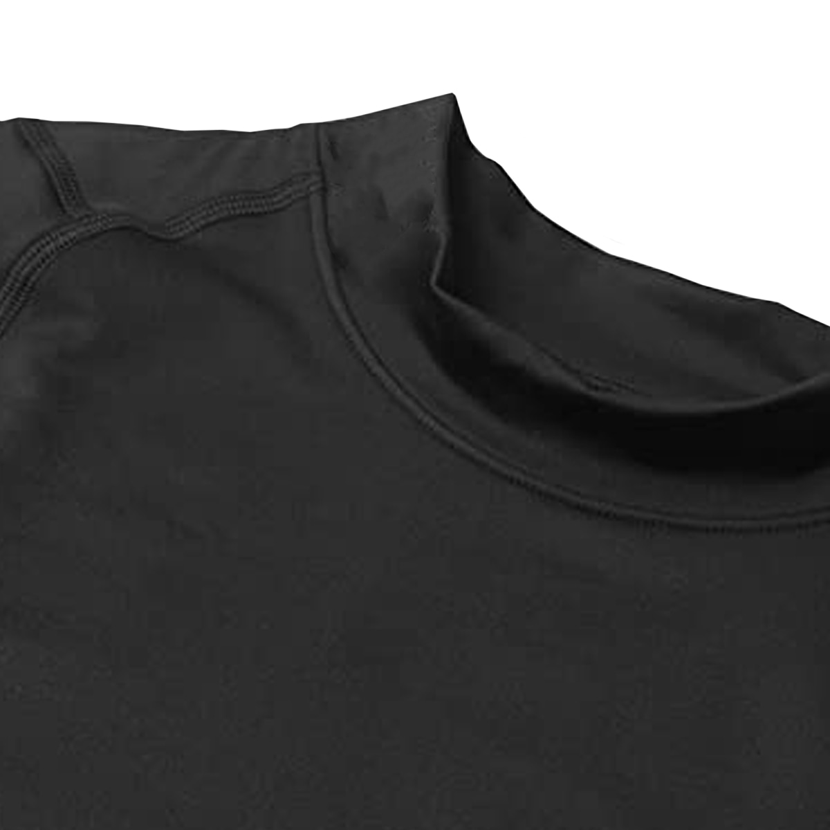 Camisetas térmicas de manga larga con cuello alto para mujer, elásticas,  ajustadas, de algodón