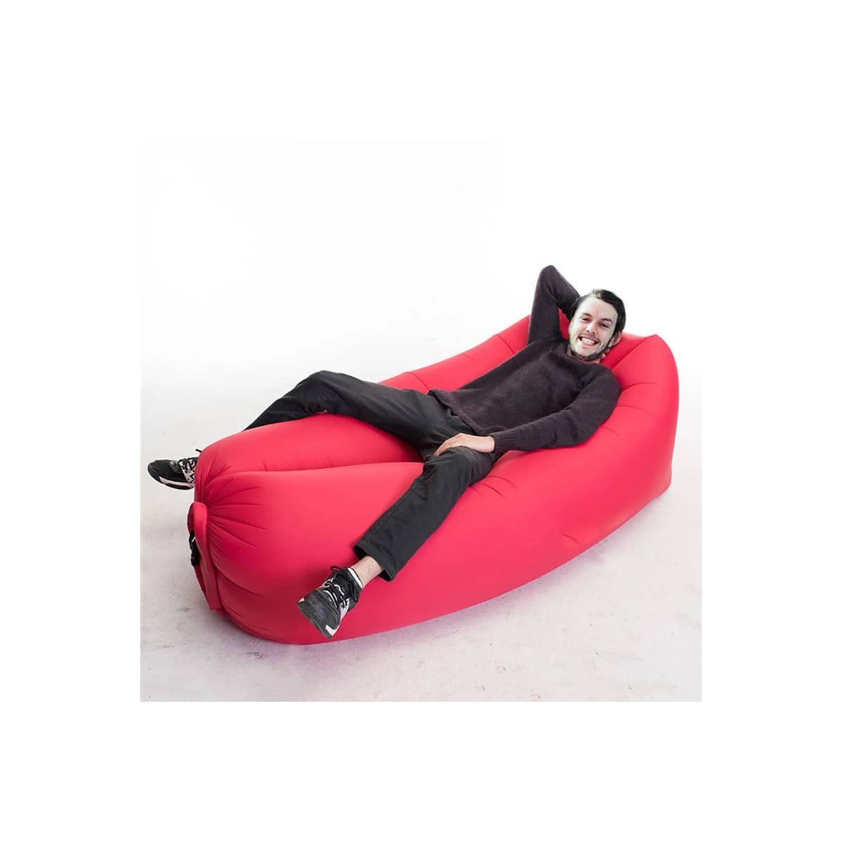 Sofá Inflable Lazy Bag + Bolso Relaxbag Colchón Cloud Lounger Playa, Camping  Y Exteriores - Fucsia