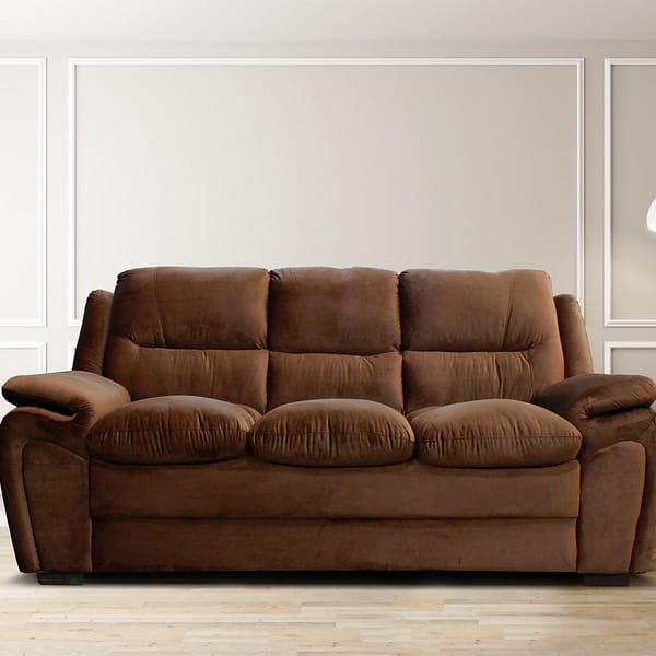 Sillon 3 Cuerpos Living Sofa Alta Calidad Negro Georgia - Imagen 2