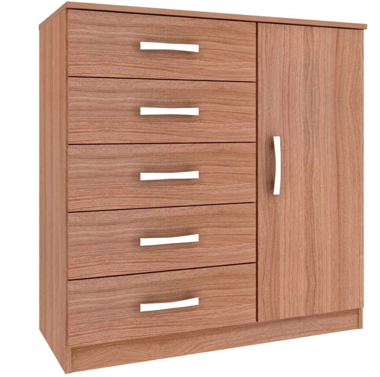 Comodas Cajoneras 5 Puerta 1 Cajon Dormitorio demo 15D Muebles Express