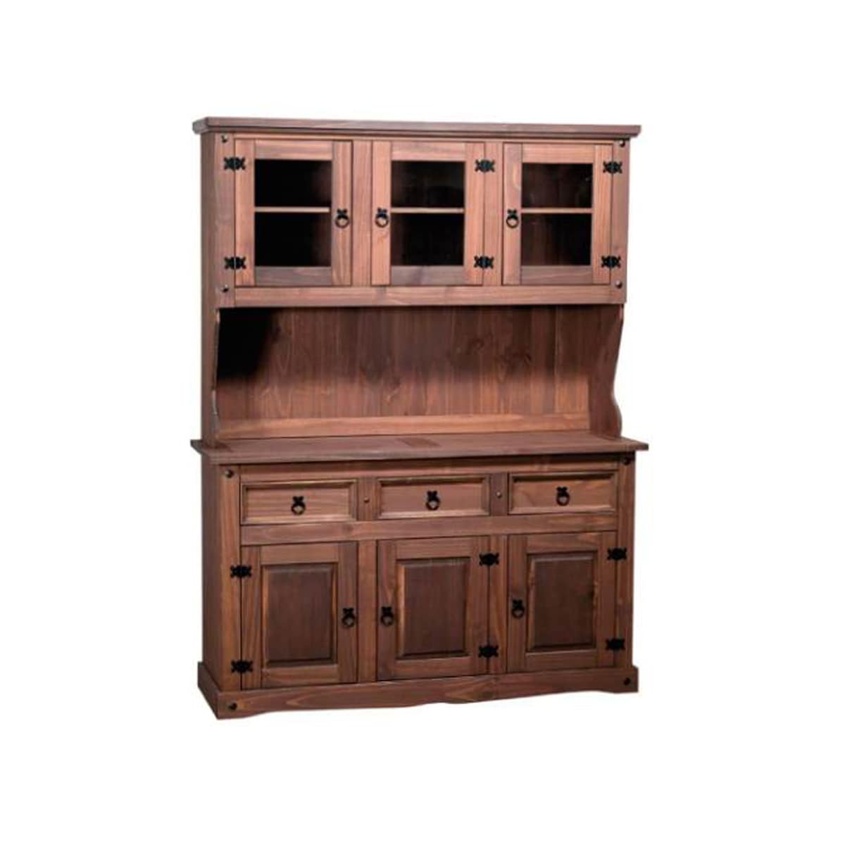 Modular Linea Mexicana Madera 6 Puertas 3 Cajones E1153 Muebles Express