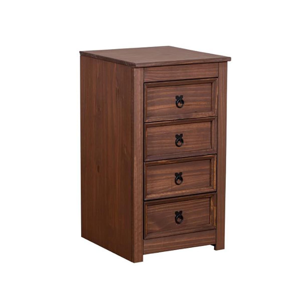 Mueble De Baño Pequeño Con 4 Cajones - Blanco, MDF Resistente A La Humedad