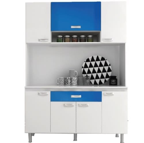 Mueble Cocina Kit Multiuso 7 Puertas 1 Cajon K75az - Muebles Express