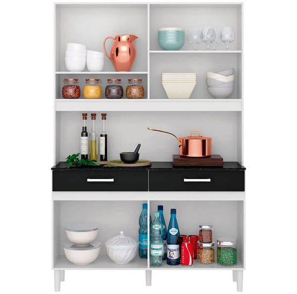 Mueble Cocina Bajo Mesada Aereos Kit Completo Bari - Muebles Express