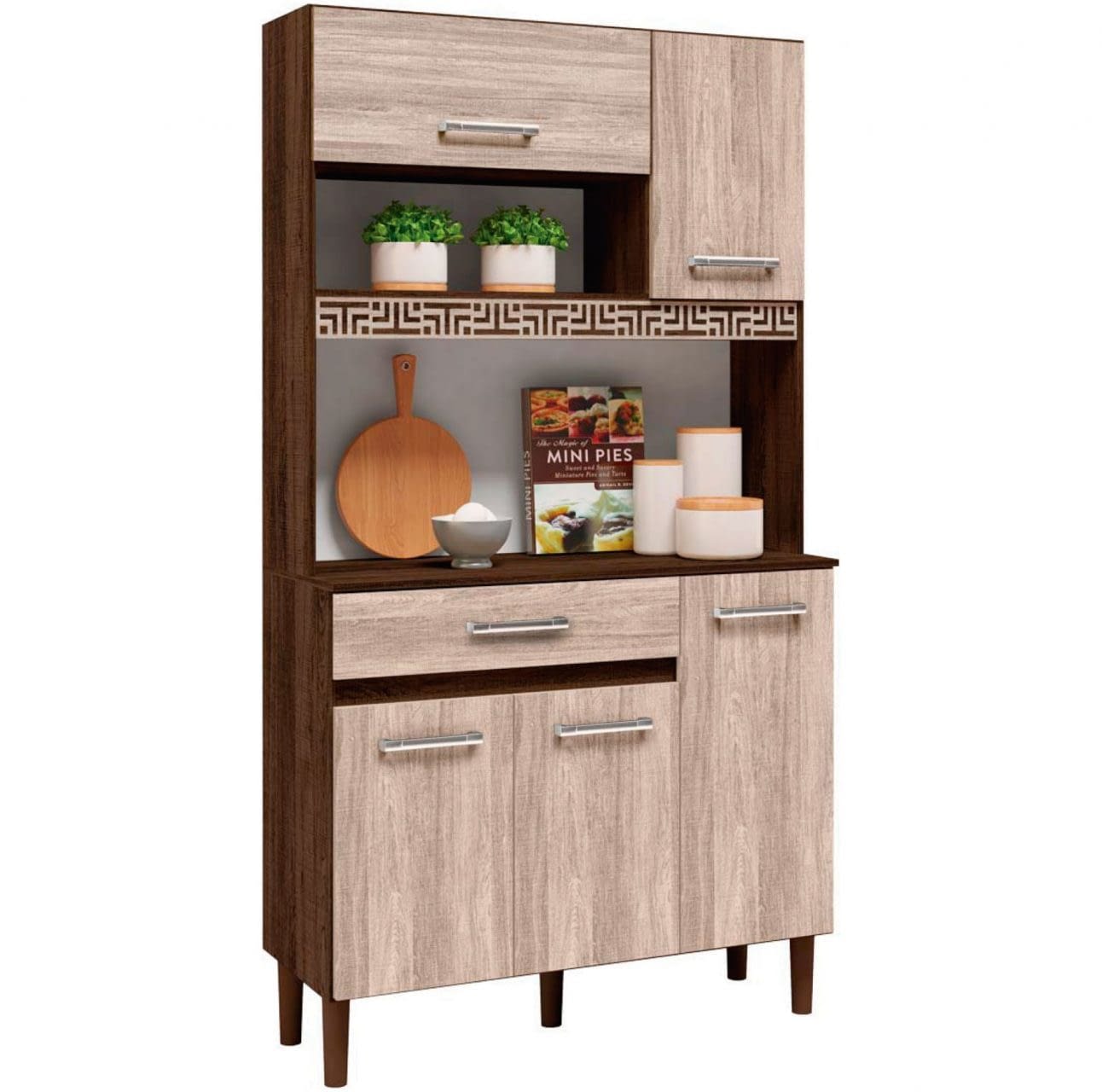 Incluye instructivo y tornillería para que puedas. Las cocinas modulares knoxhult, fáciles de comprar, llevar a casa y montar, encajan perfectamente en tu. Mueble Cocina Bajo Mesada Aereos Kit Completo Magazin 90 Muebles Express