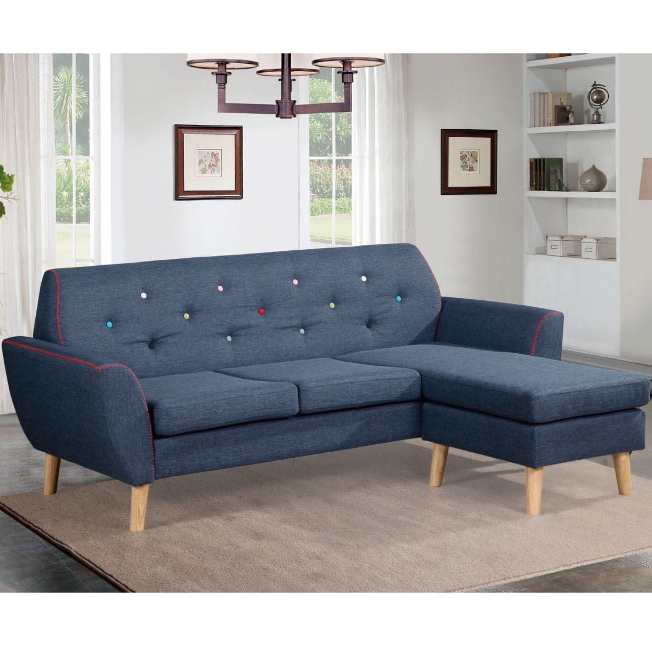 juego de living comedor rack para tv sofa sillon eli