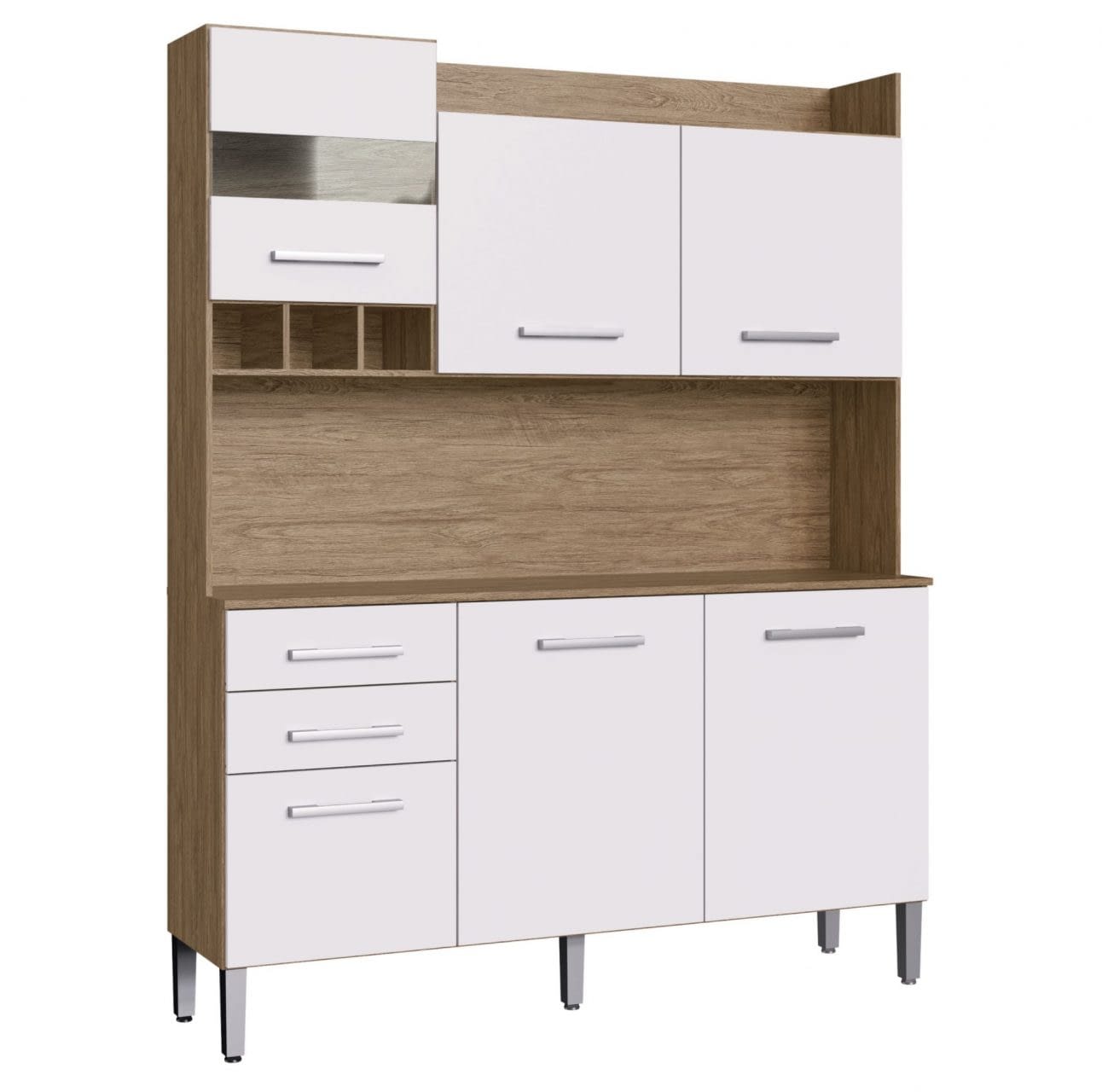 Mueble De Cocina Kit Completo 6 Puertas Cajones Amoblamiento - Lais Muebles