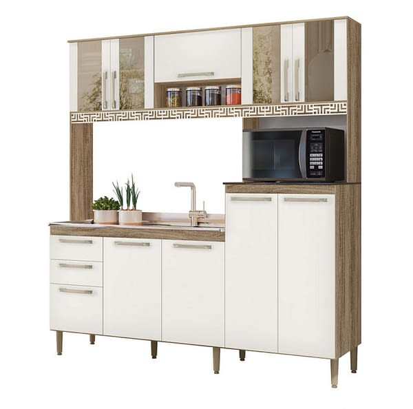 Mueble Cocina Bajo Mesada Aereos Kit Completo Amoblamiento - Muebles