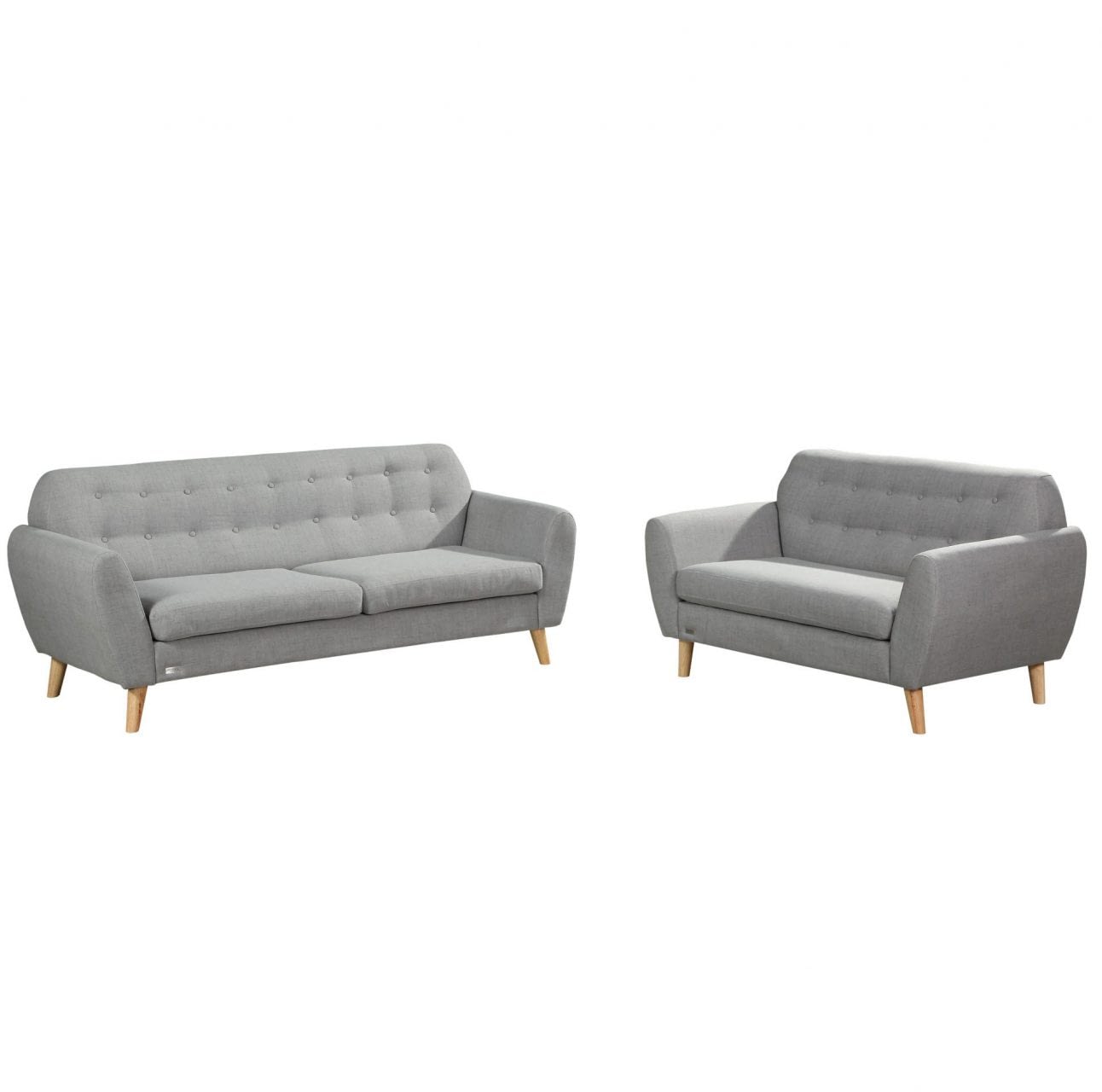 juego de living sillones 3 2 cuerpos sofa nordico muebles express