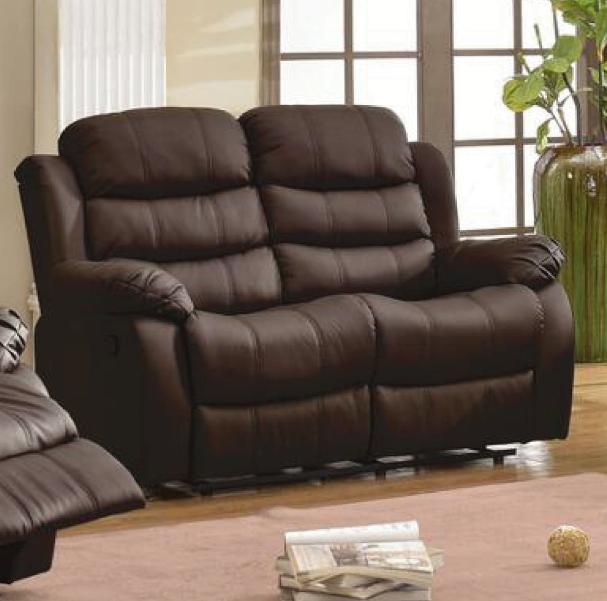 sillon 2 cuerpos sofa reclinable en pu living